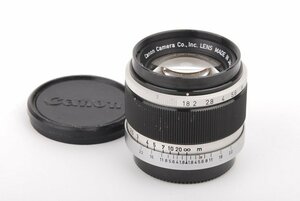 美品　Canon /キャノン　50ｍｍｆ1.8 L Leica LTM lens #jp26885