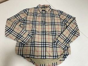 45367 Burberry Golf S size outer check pattern sleeve removed possibility raincoat nylon 