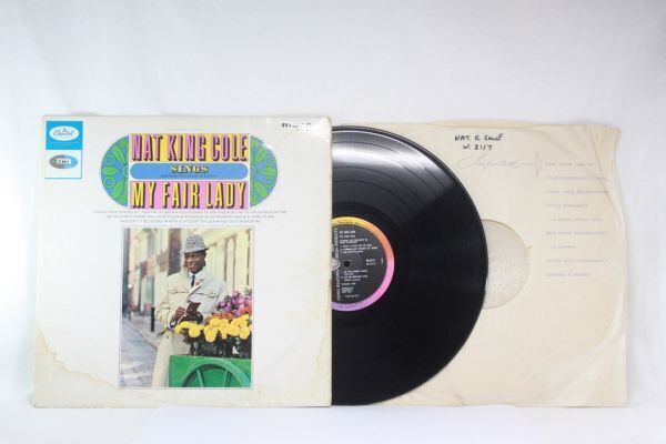 Nat King Cole My Fair Lady W 2117 両面マト1UのUK(英 GB)盤 LP Mono ナット・キング・コール