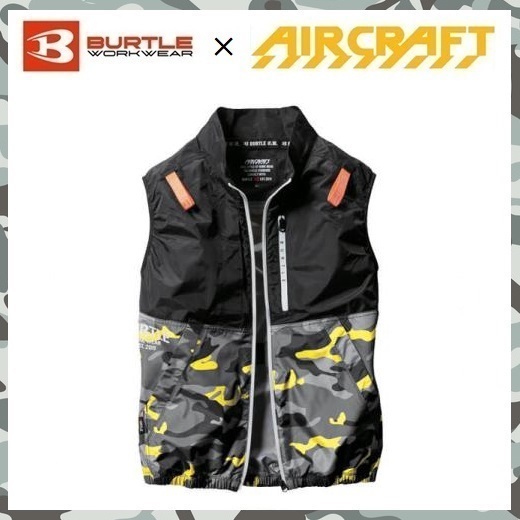 ラスト 1 【 新品 送料無料 】 3XL バートル BURTLE エアー クラフト AIR CRAFT 空調服 ベスト AC2014 2024 モデル イエローカモ