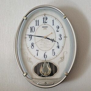 SEIKO 電波時計 ウェーブシンフォニー AM222S 掛け時計