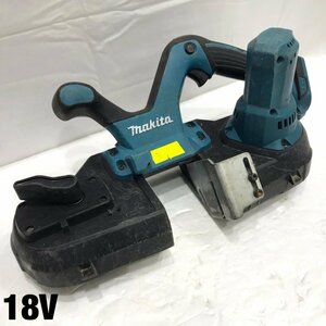 本体のみ 使用感あり ｍａｋｉｔａ マキタ ＰＢ１８１Ｄ 充電式 コードレス ポータブル バンドソー １８Ｖ ブルー 電動工具/248