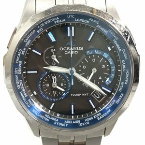 ＣＡＳＩＯ ＯＣＥＡＮＵＳ Ｍａｎｔａ メンズ クロノグラフ ジャンク品 オシアナス ＯＣＷ－Ｓ１４００－１ＡＪＦ 時計/218