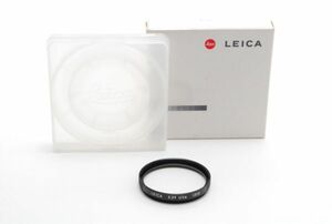 #2601◆送料無料◆LEICA ライカ E39 UVa フィルター 13131 ブラック GERMANY 元箱