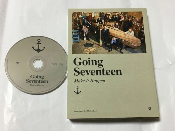 送料込み　SEVENTEEN　セブチ　CD　3rd Mini Album　☆Going Seventeen☆　Make It Happen　8曲　韓国盤　K-POP