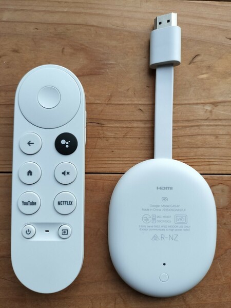 グーグル クロームキャスト リモコン付き Google Chromecast with TV グーグルフォト ミラーリング
