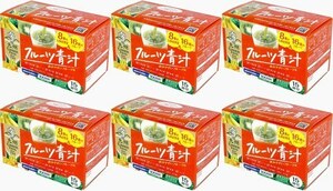 6箱(90袋)　九州Green Farm フルーツ青汁 粉末タイプ 3g×15袋　美味しいマンゴー風味。乳酸菌K-1を100億個。美容と健康にお役立て下さい。