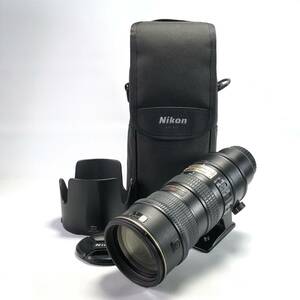 1 start Nikon AF-S VR NIKKOR 70-200mm F2.8 G ED Nikon F mount seeing at distance zoom lens operation OK 1 jpy 24F.OA4