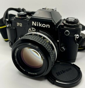 ★実用品★ ニコン Nikon FG + Nikkor 50mm F1.4 Ai ★動作確認済★