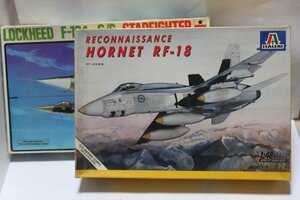 ▽★ ITALERI/ESCI 1/48 HORNET RF-18 RECONNAISSANCE/LOCKHEED F-104 G/S STARFIGHTER 2点セット プラモデル 824/4004