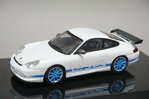 AUTOart オートアート 1/43 Porsche ポルシェ 911GT3RS 996 2004 ホワイト/ブルー 60471