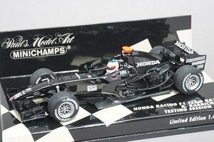 ミニチャンプス PMA 1/43 HONDA ホンダ レーシング F1チーム RA106 テストカー 2006 R.バリチェロ 400060211