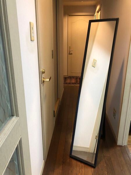 鏡 イケア IKEA ブラック フラークナン FLAKNAN