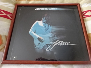 JEFF BECK с автографом LP запись [WIRED] рамка товар 