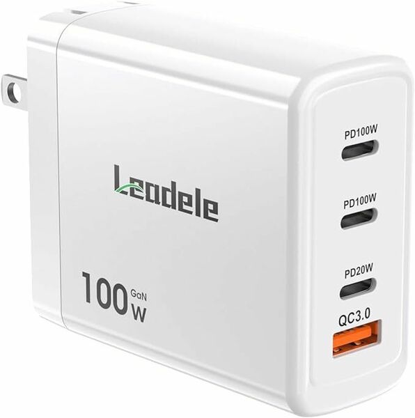 PD 100W急速充電器 100w usb 充電器 macbook 充電器 業界超軽量 超小型 4ポート USB