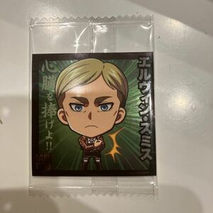 【未開封品】　進撃の巨人　シールウエハース　にふぉるめーしょん 1-9 エルヴィン・スミス