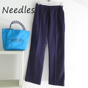  включая доставку анонимность рассылка Needles Needles джерси брюки бабочка вышивка фиолетовый s размер рисунок хлеб 