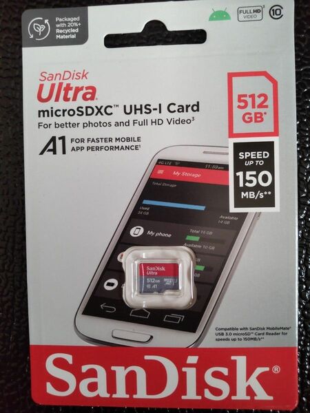 SanDisk Ultra SDSQUAC-512G-GN6MN （512GB） サンディスク マイクロSDカード