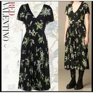 極美品 RED VALENTINO レッドヴァレンティノ　すずらん　ワンピース　ドレスXS