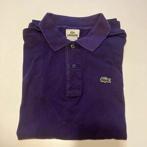 LACOSTE ラコステ 5191L 半袖ポロシャツ サイズ5 紫