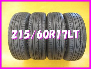 ◆送料無料 B2s◆　8-9分山　ホワイトレター付き　215/60R17　109/107R　グッドイヤー　EAGLE #1 夏4本　※ハイエース.キャラバン等