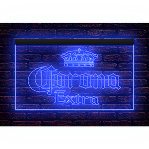 U063 // LED ネオンライトサイン Corona Extra Beer コロナビール■サイズ(約)：W400mm x H300mm 