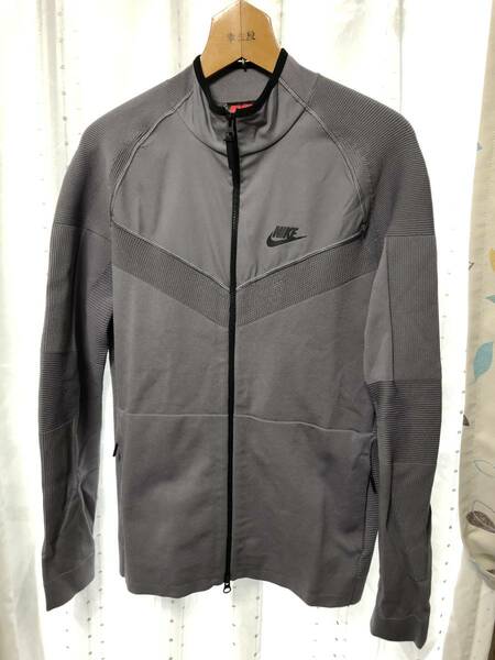 新品 Nike NSW Tech knit jacket S 定価27,000円 18ss ナイキ テック テックニット 灰 グレー