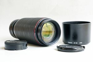 【良品】Canon New FD 100-300mm F5.6L 望遠ズームレンズ Lレンズ FDマウント NFD オールドレンズ