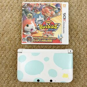 *[ selling out ]Nintendo nintendo Nintendo 3DSLL SPR-001tomodachi collection ver+ soft set Yo-kai Watch Buster z red cat .