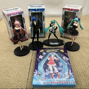 &【売り切り】初音ミク Project DIVA Arcade プライズフィギュアまとめセット 初音ミク KAITO MEIKO 巡音ルカ 箱未開封