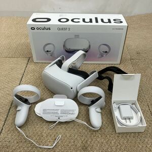 ◎【売り切り】ほぼ未使用！Oculus オキュラス Quest2 VRヘッドセット 128GB KW49CM 通電確認済み 付属品完備 