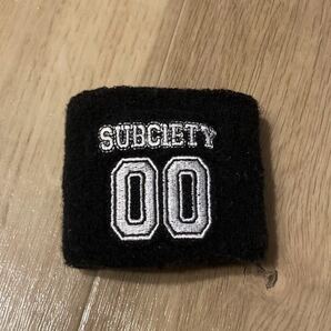 希少 SUBCIETY サブサエティ リストバンド ルード バイカー 刺繍 バイク ルード アメカジ アクセサリー スポーツ