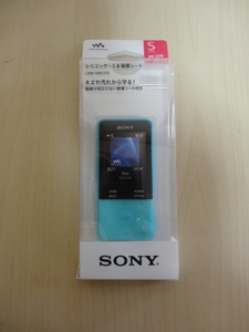 送料無料 即決] SONY WALKMAN NW-S310シリーズ専用 シリコンケース CKM-NWS310 ブルー USED