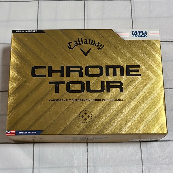 キャロウェイ CHROME TOUR トリプルトラック ホワイト 2024年モデル ゴルフボール 1ダース