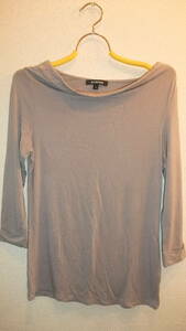 ★COSTCO★IKE BEHAR コストコホールセールLadies quarter sleeve tops size S レディース七分丈トップスカットソーサイズS グレイ系