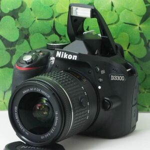 【美品】スマホへ転送も可能♪高画質Nikon D3300標準レンズ♪お値打ちでお求めやすいおすすめの一台！