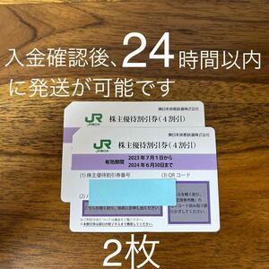 【即決有】　JR東日本　東日本旅客鉄道　株主優待割引券　有効期間 2024年6月30日