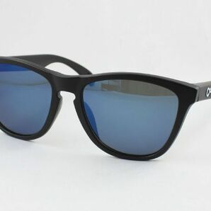 OAKLEY オークリー サングラス OX8137A-0354 フロッグスキン+日本製 偏光レンズ ダークグレー ブルーミラー OO9245同型 ハードケースなし