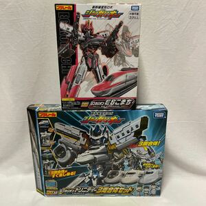  Takara Tommy Shinkansen deformation Robot sinkali on E6 whirligig .tolini tea 3 both . body set unopened unused TAKARATOMY