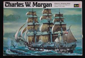 60年代　レベル社　Charles W. Morgan チャールズモーガン捕鯨船　1/160　接着剤・レコード入り