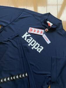 * задняя сторона с логотипом![ новый товар ][XL] стоимость доставки 185 иен!kappa GOLF( Kappa Golf )/. пот скорость .! короткий рукав mok рубашка /NVY*