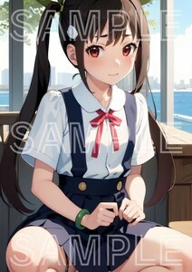 J4541 八九寺真宵 化物語 【新作】 A4 同人 イラスト 美少女 美女 下着 水着 コスプレ Anime アニメ ポスター セクシー エロ acg.