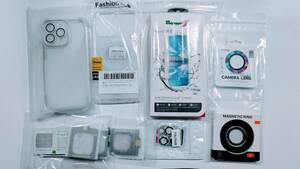 iPhone15pro max いろいろ　防水ip68 Magesafe 透明ケース エアバッグ保護 リング 磁気ホルダー HDリアカメラ フィルム 1円〜最低価格なし