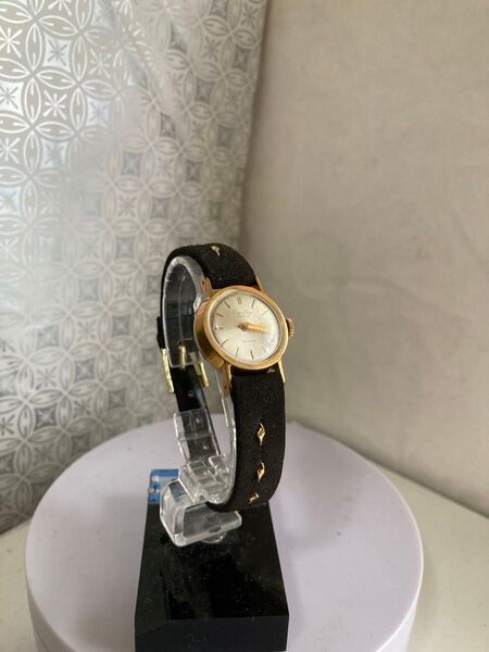 中古品シチズンアンティーク ハニー手巻き17石 20.0ミクロンパラショック レディース H6103