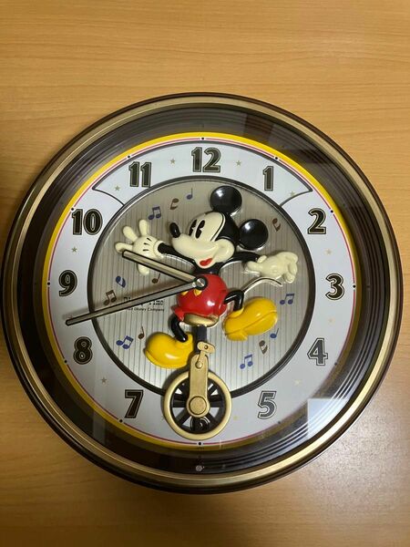 ミッキーマウス 壁掛け時計 SEIKO ディズニータイム FW673B