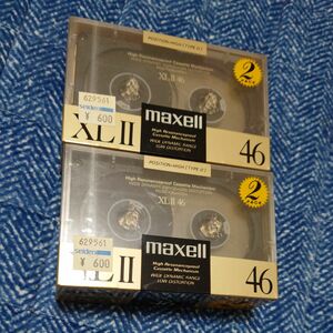 maxell ハイポジション カセットテープ　XLⅡ　4本