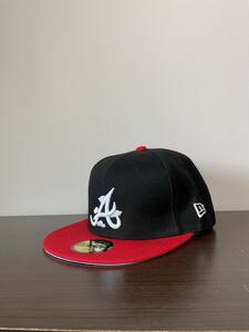 NEW ERA ニューエラキャップ MLB 59FIFTY (7-1/2) 59.6CM ATLANTA BRAVES アトランタ・ブレーブスWORLD SERIES 帽子 