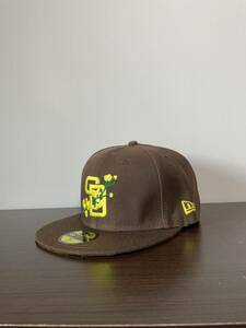 NEW ERA New Era cap MLB 59FIFTY (7-1/2) 59.6CM SANDIEGO PADRES sun tiegopa dress hat 