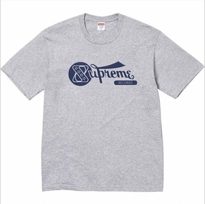 supreme 24ss Records Tee Heather Grey Size M