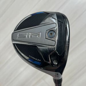 美品★訳ありヘッドカバー付★TaylorMade テーラーメイド★SIM シム 3w 15度 フェアウェイウッド★KUROKAGE クロカゲ 60 X シャフト★elite